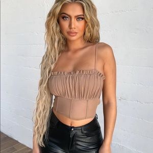 Corset top - Tiger Mist